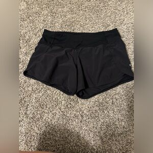 Black lululemon shorts